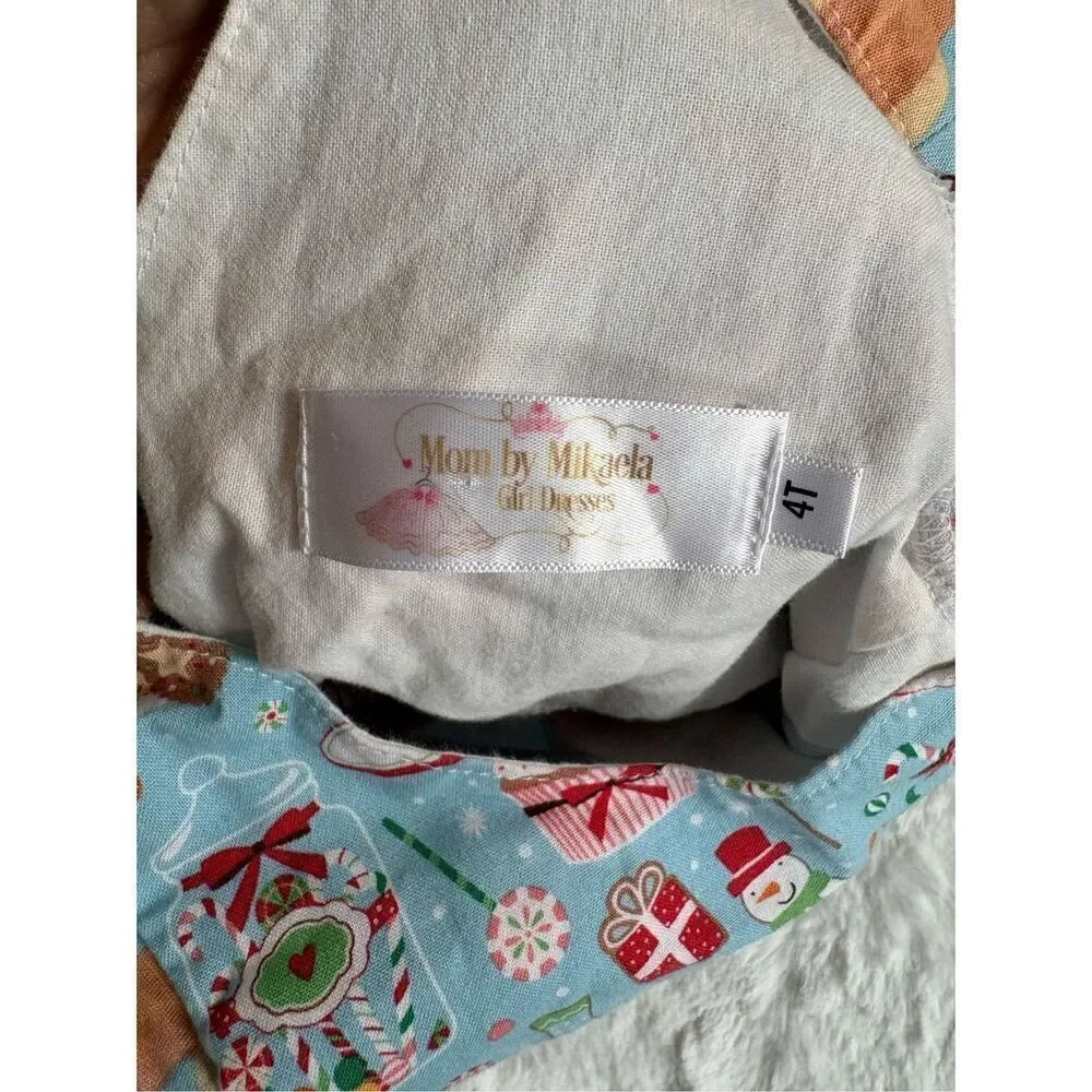 Custom Made Holiday Dress 4T